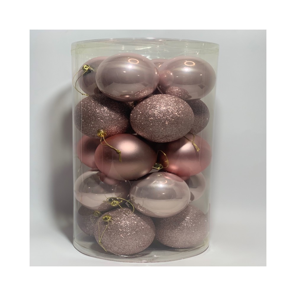 Bola Navidad  X20 rosa