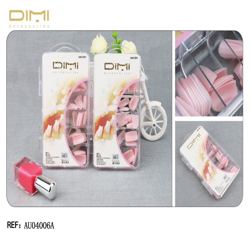 UÑAS POSTIZAS/ ROSA