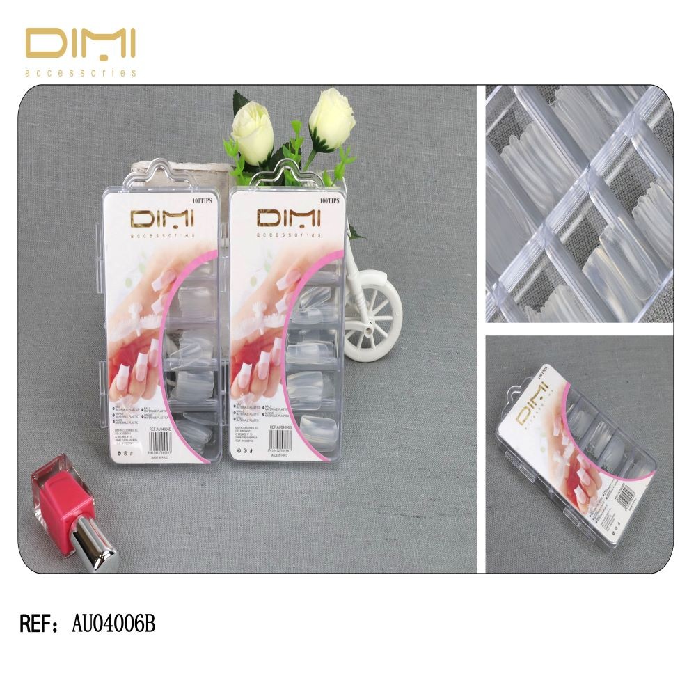 UÑAS POSTIZAS/ TRANSPARENTE