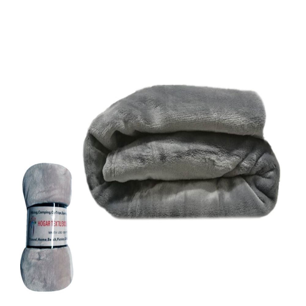 MANTA GRIS 160X220CM