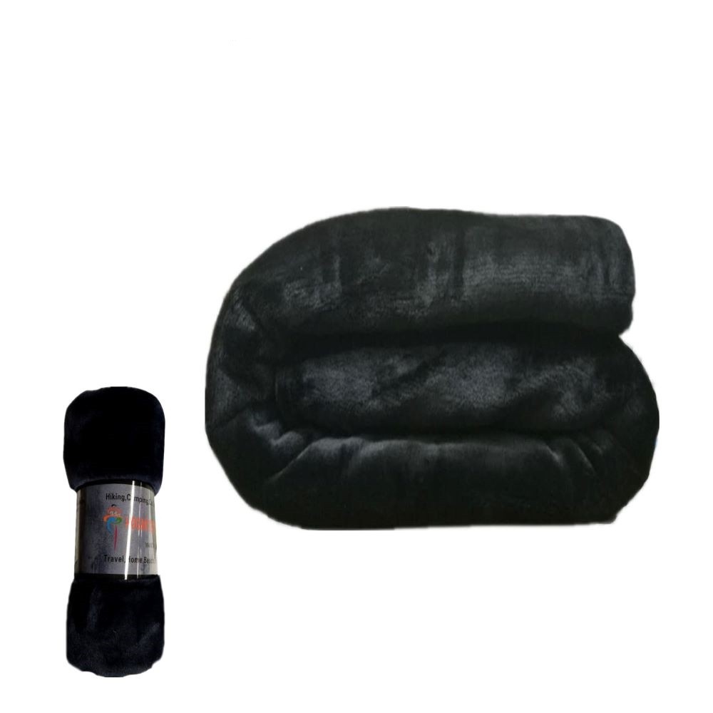 MANTA NEGRA 160X220CM