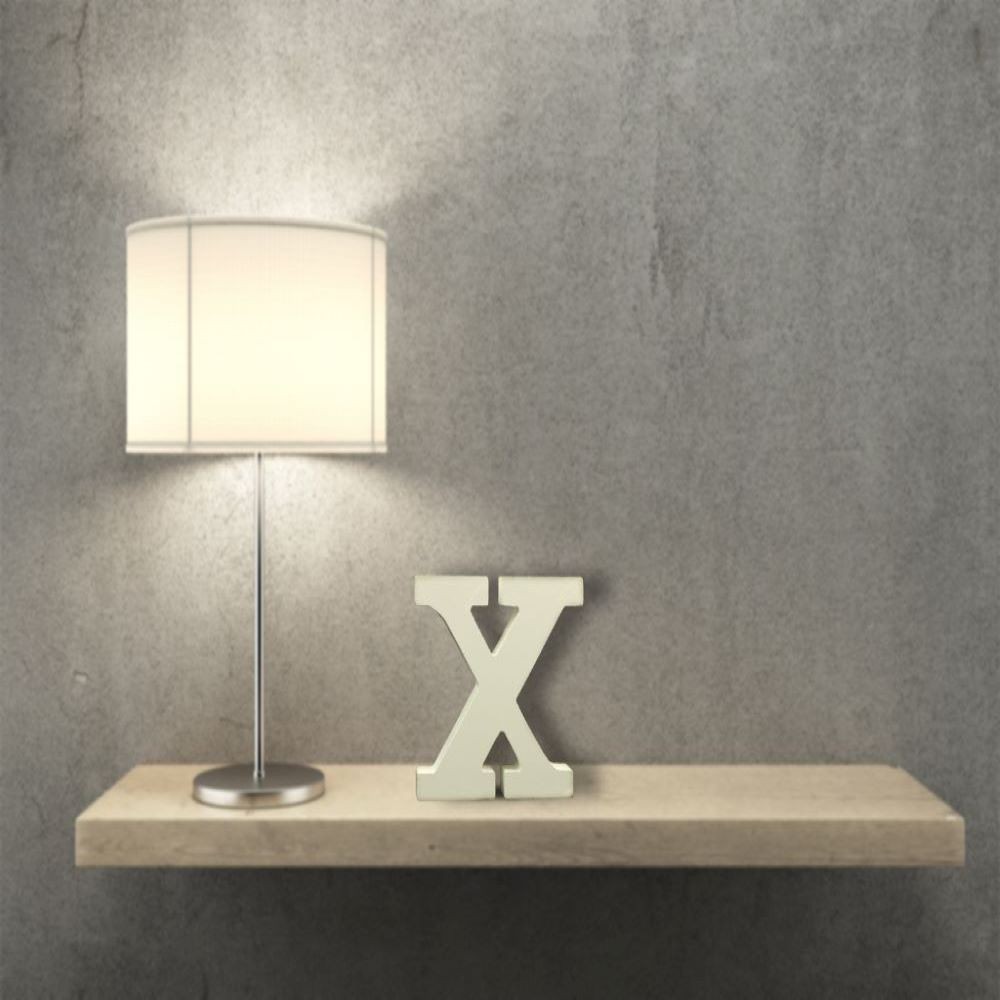 WHITE WOOD LETTER -X-