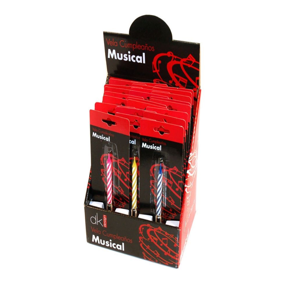 MUSICAL CANDLE 8 CM