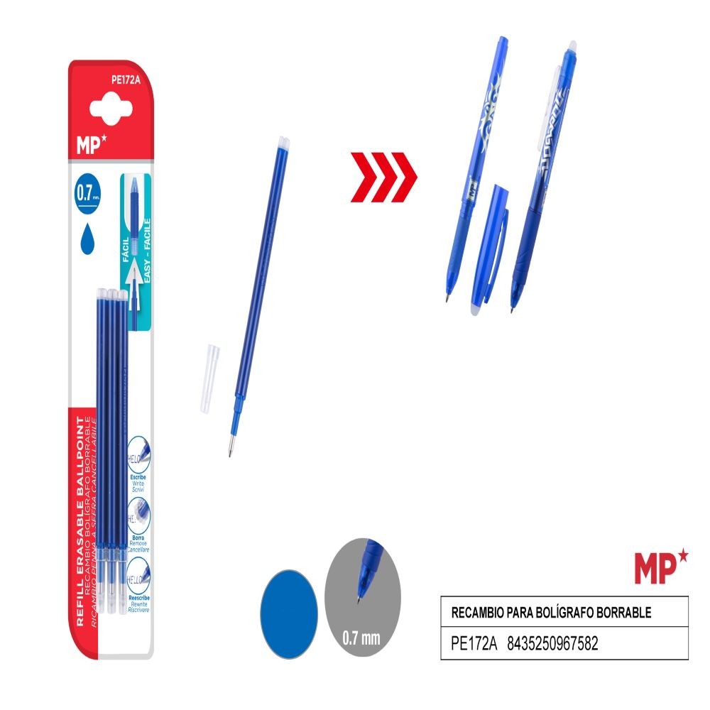 REPLACEMENT ERASABLE PEN