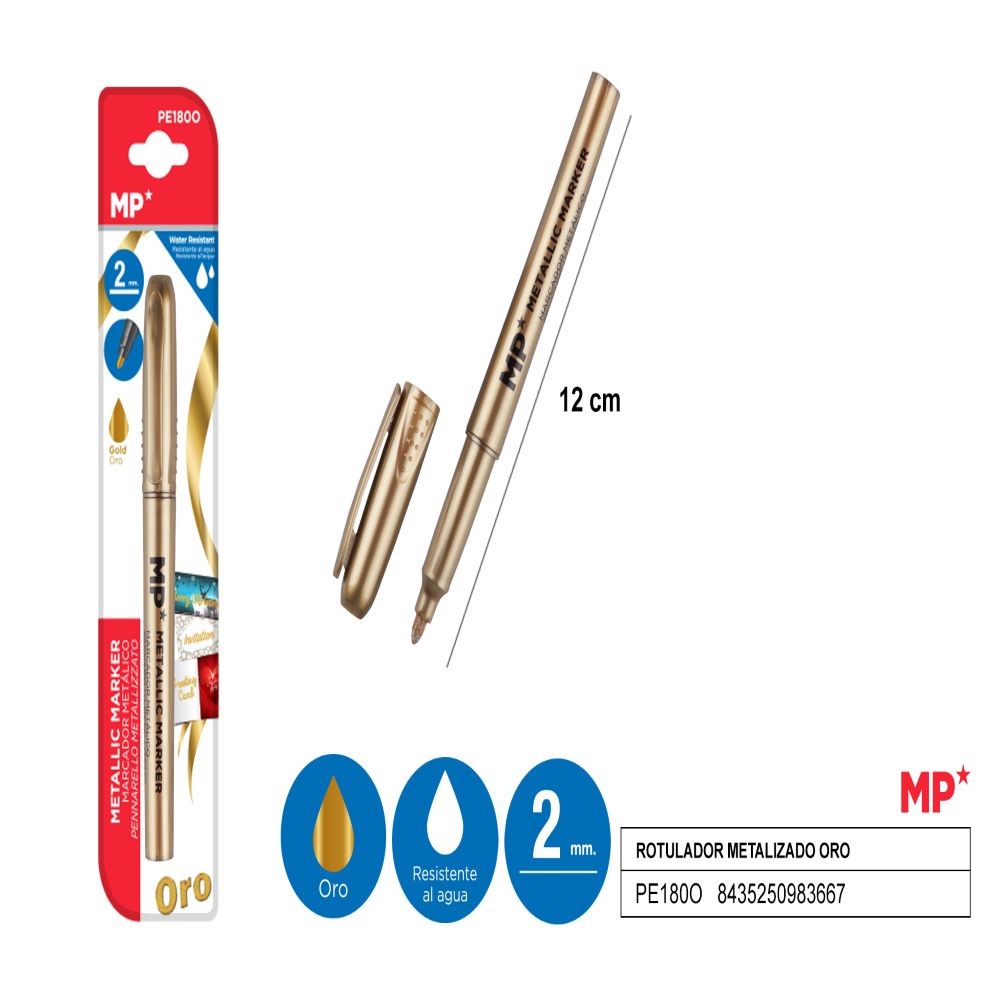 ROTULADOR METALIZADO/ORO