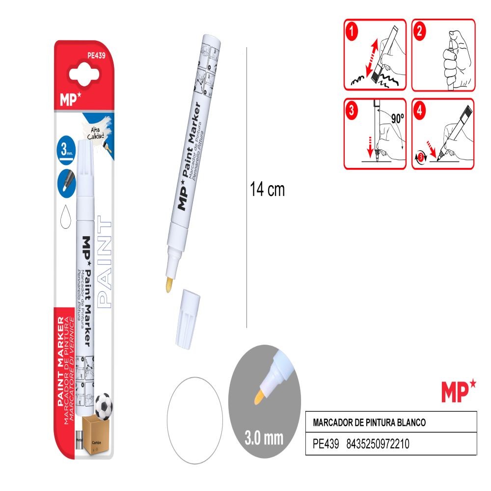 3.0MM WHITE MARKER