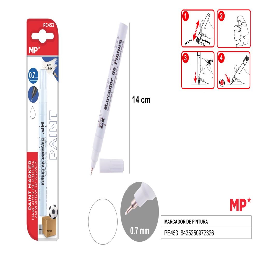 WHITE MARKER 0.7MM