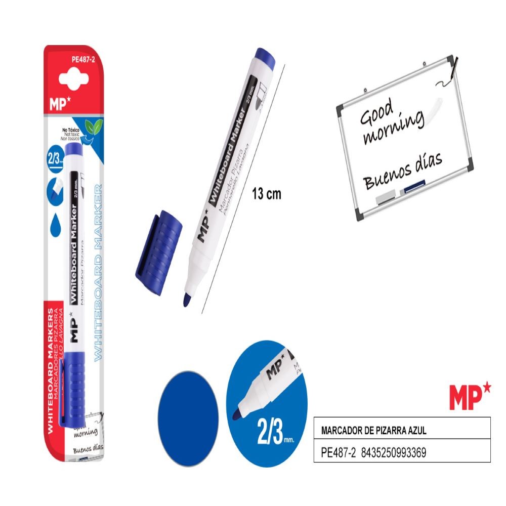 BLACKBOARD / BLUE MARKER