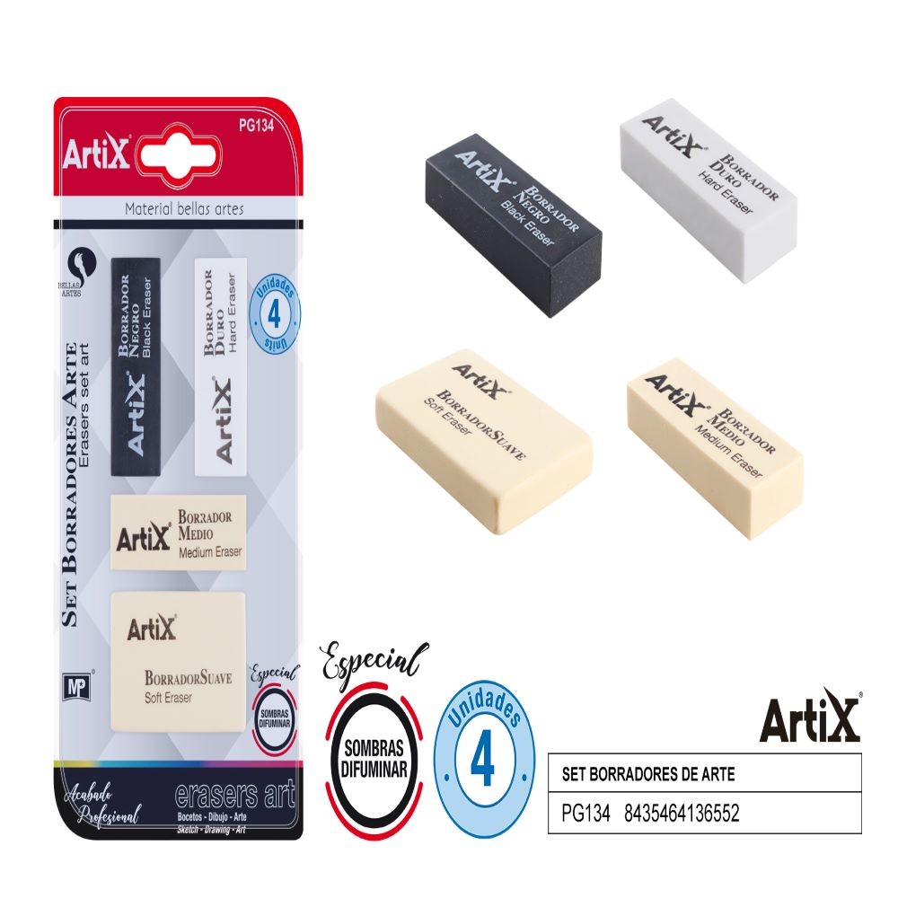 S4 ART ERASERS