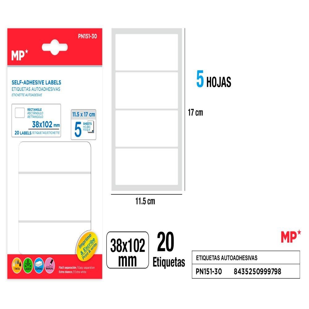 SELF-ADHESIVE LABELS 20