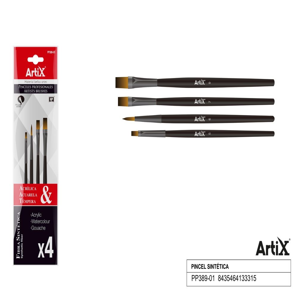 SHORT SYNTHETIC BRUSHES