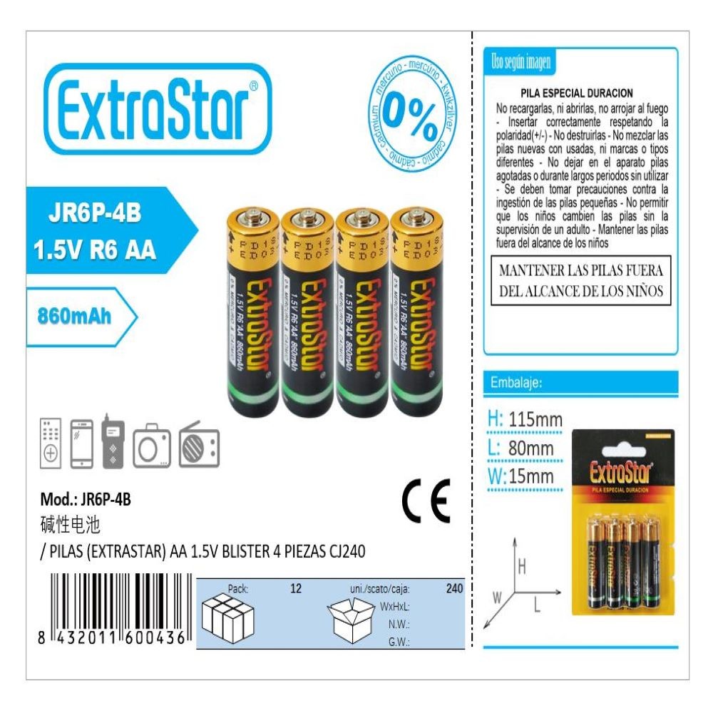 PILAS AA 1.5V