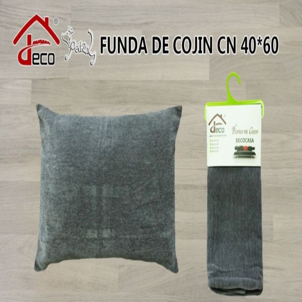 CUSHION COVER-GRAY 40X60