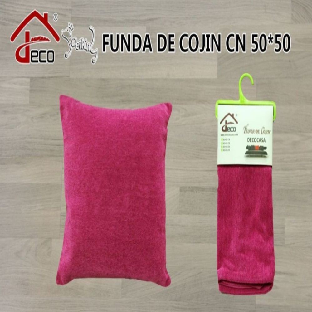 CUSHION COVER- PINK 50X50