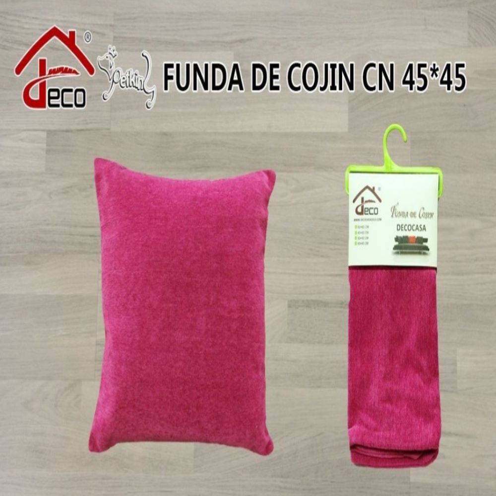 CUSHION COVER- PINK 45X45