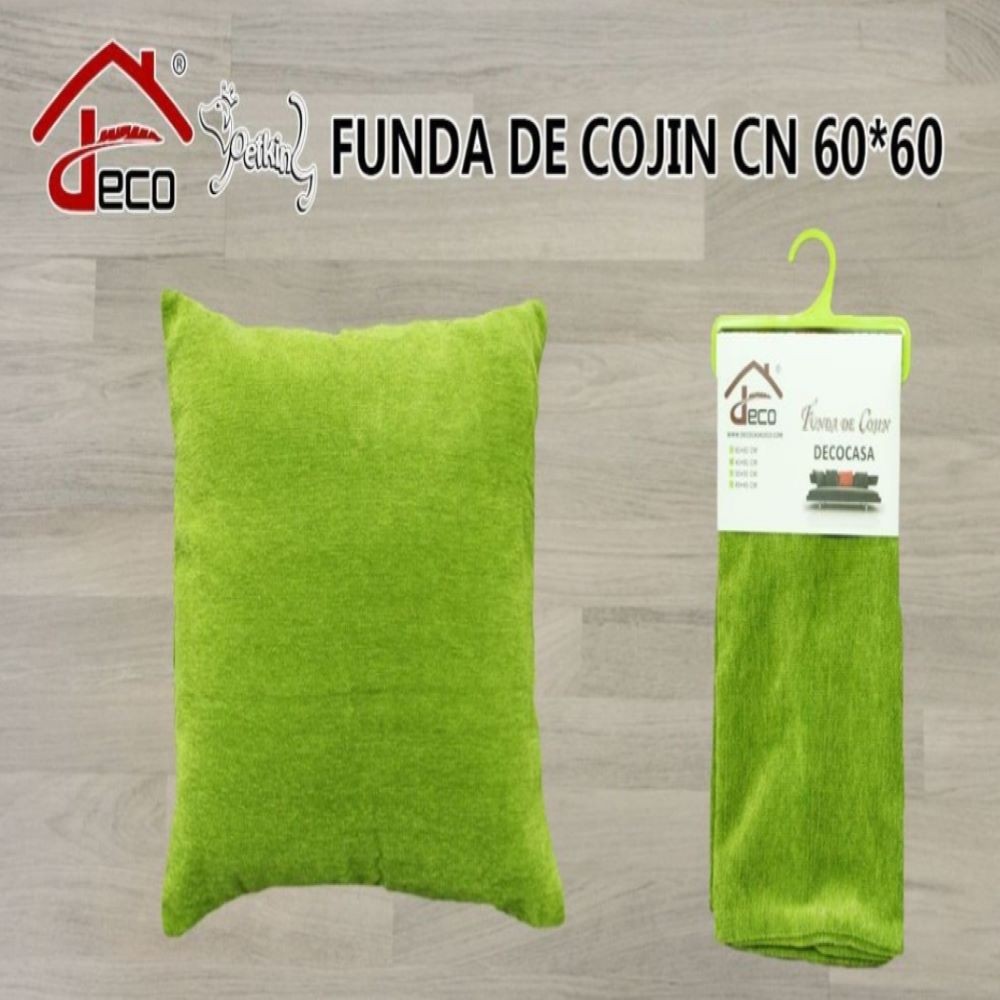 CUSHION COVER- GREEN 60X60