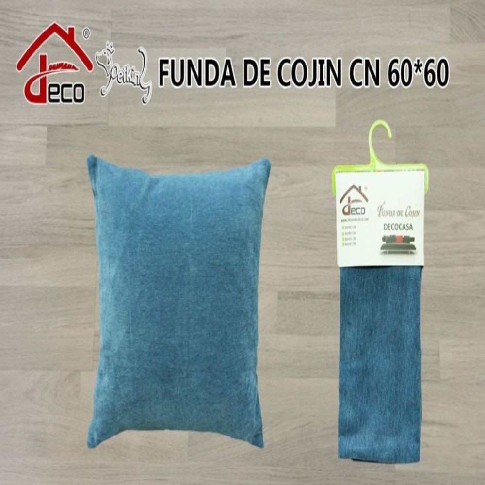 CUSHION COVER- BLUE 60X60