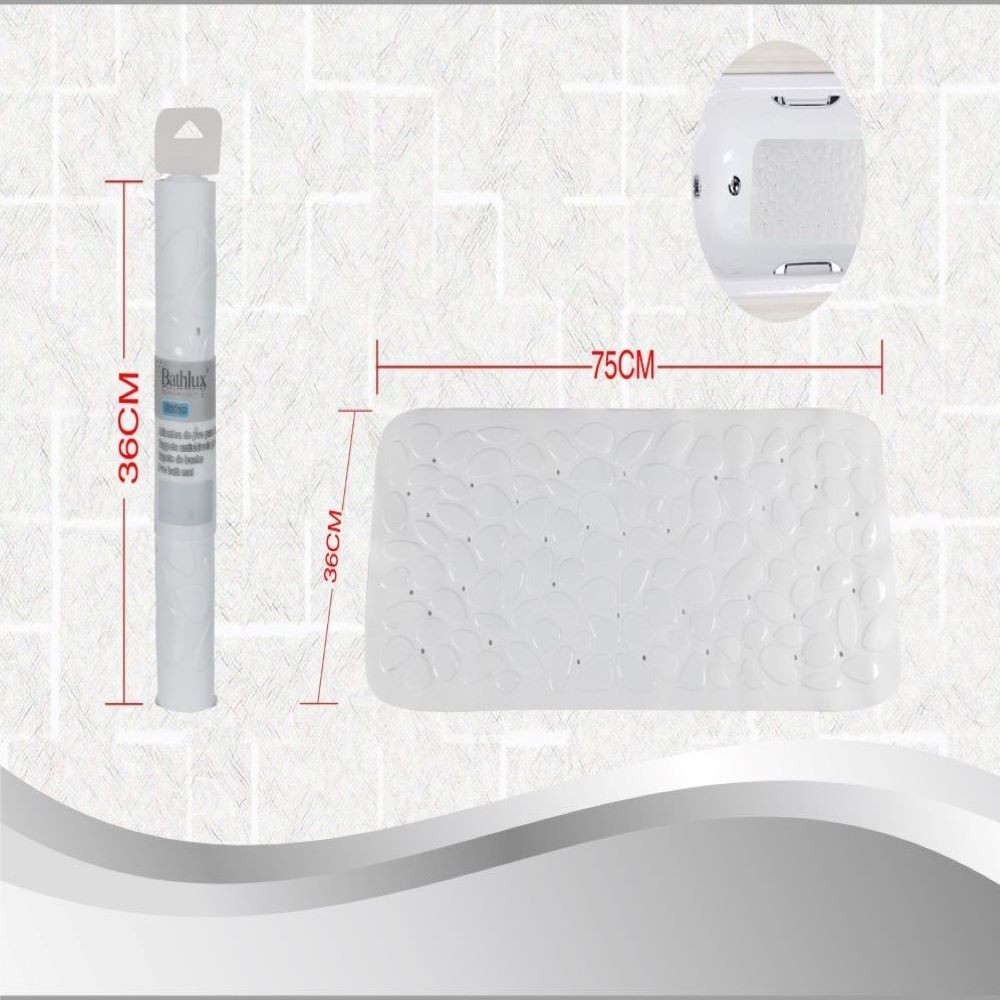 ALFOMBRA PVC BLANCA 73X36