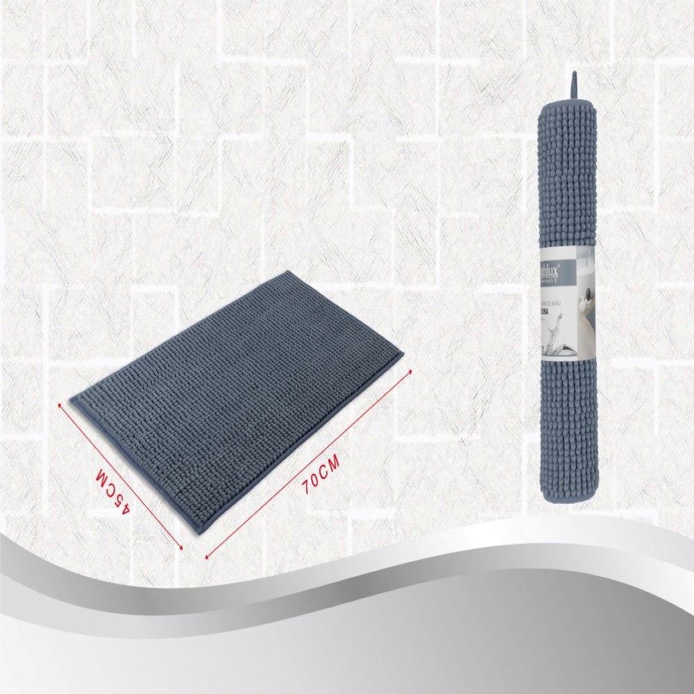 ALFOMBRA CHENILLA AZUL