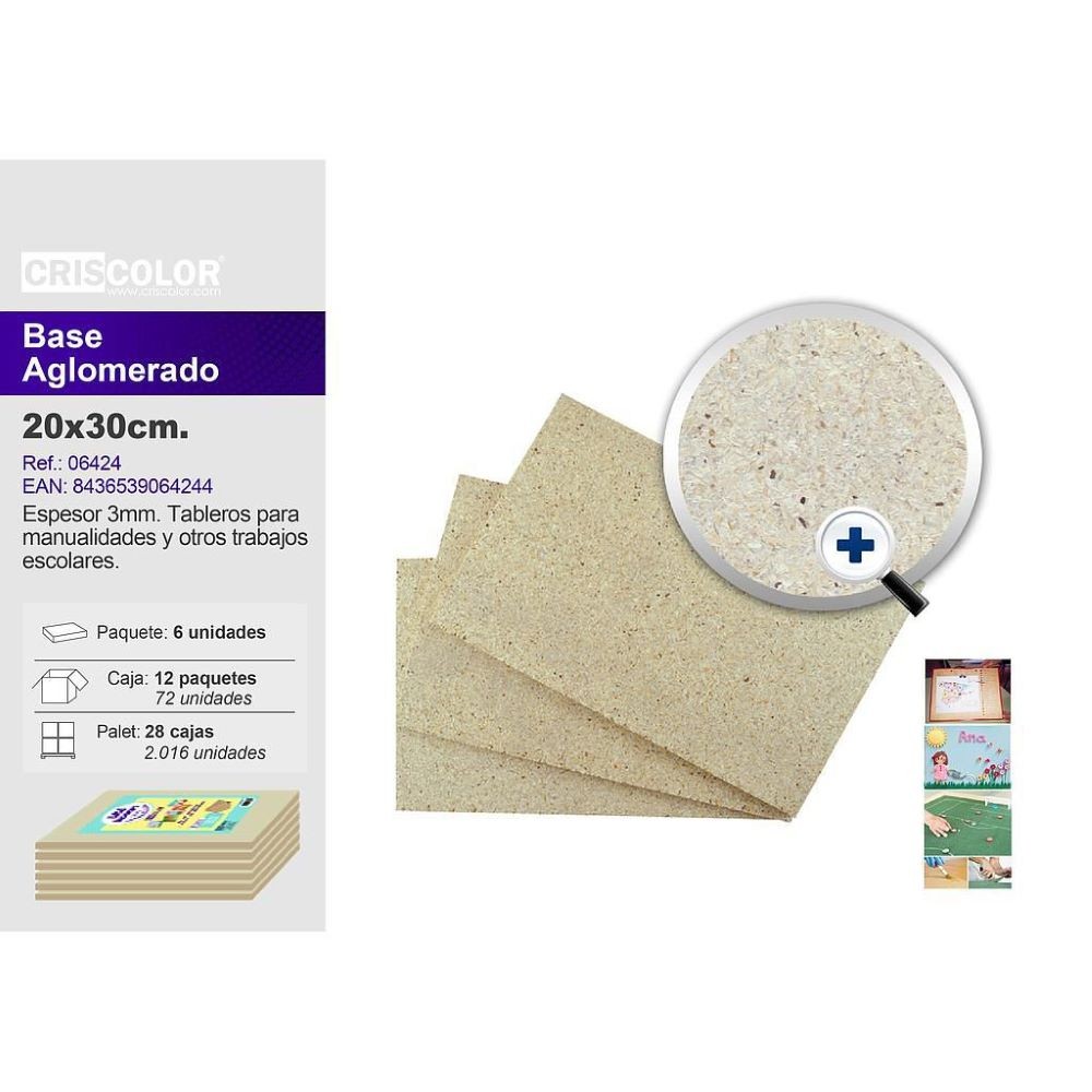 BASE AGLOMERADO 20X30