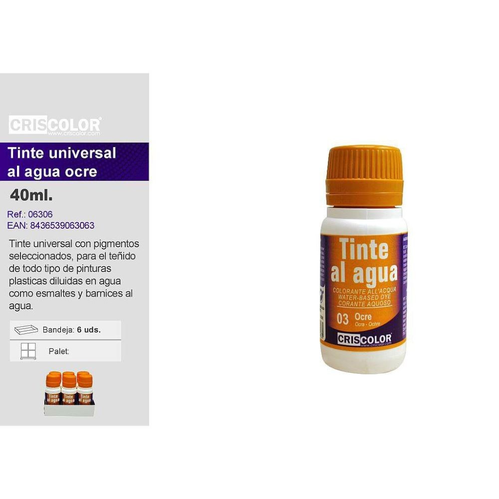WATER DYE 03 OCHER