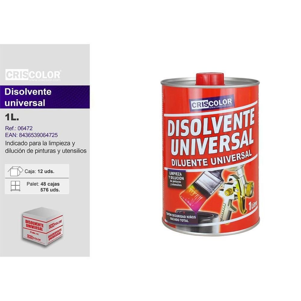 DISOLVENTE UNIVERSAL 500ML