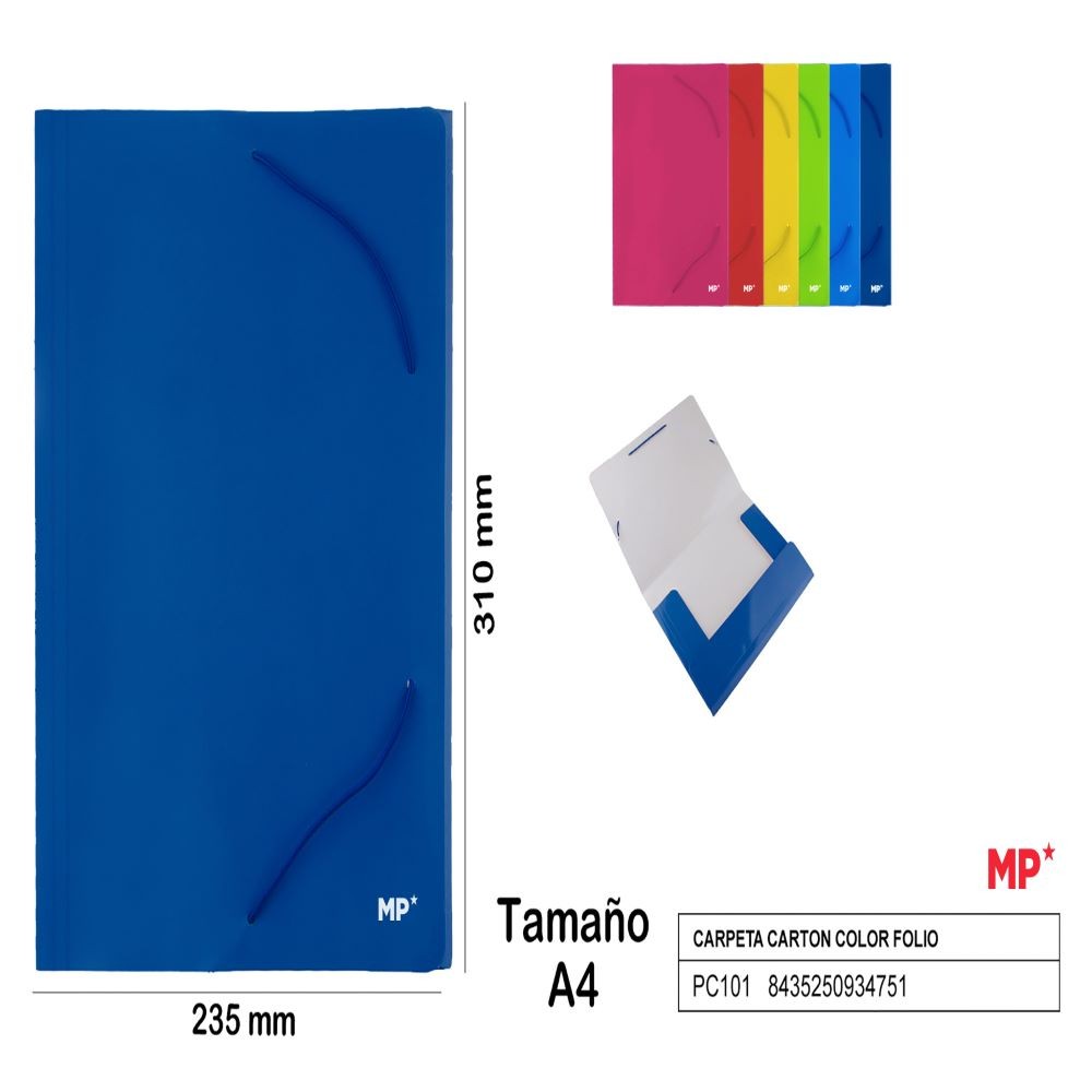CARPETA CARTÓN COLOR