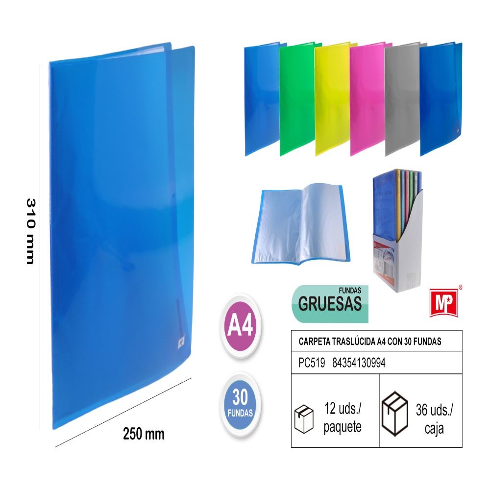 CARPETA TRANSLÚCIDA 30