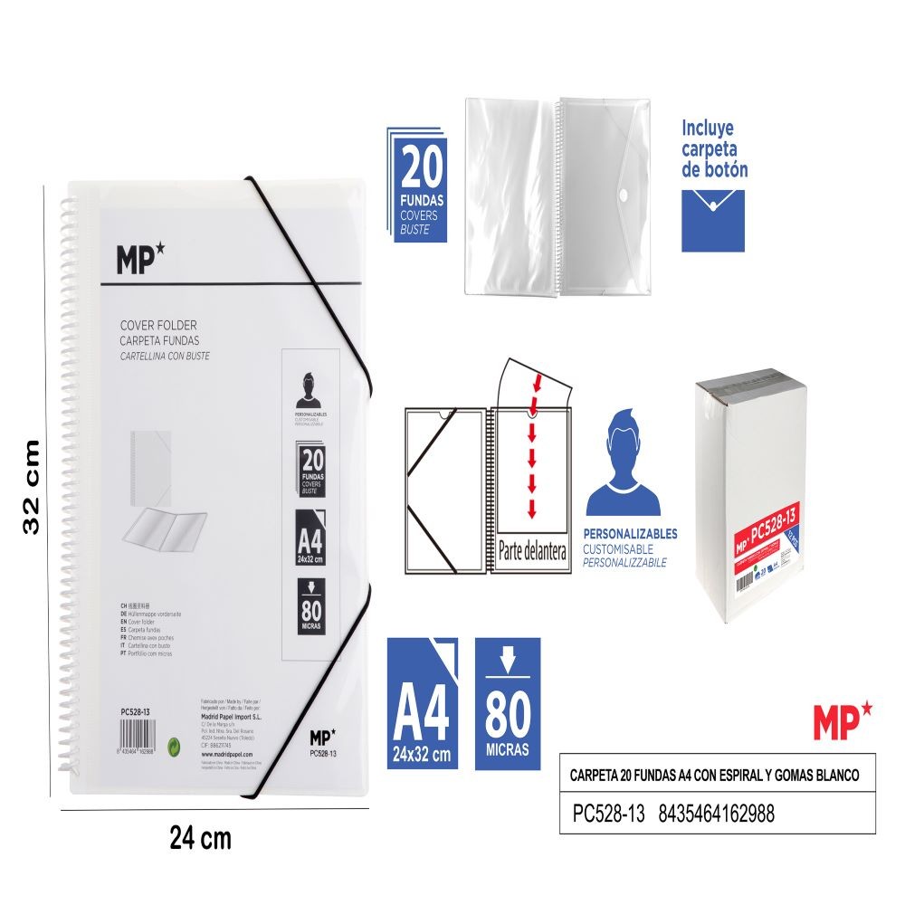 CARPETA PERSONALIZABLE 20