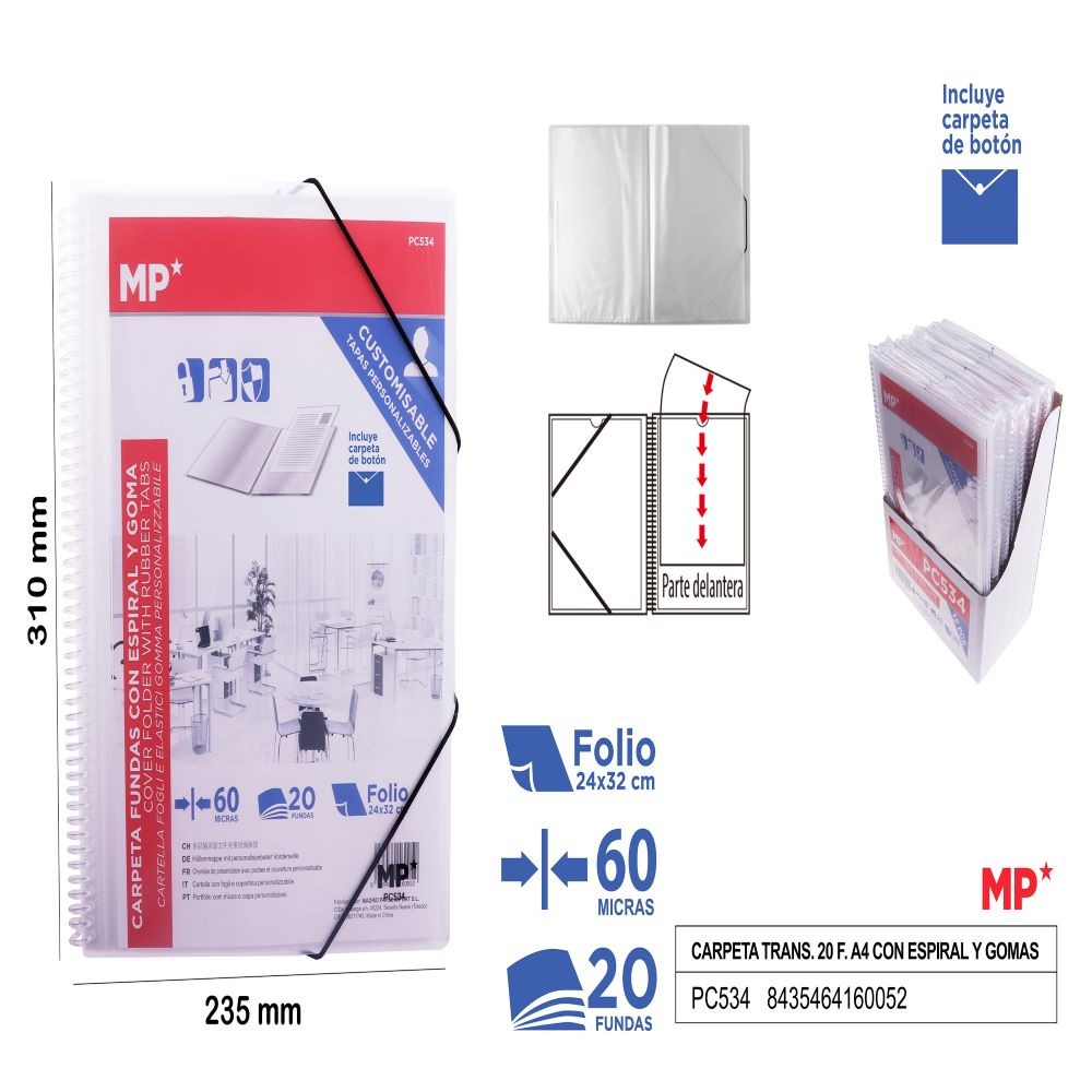 CARPETA TRANSP. 20
