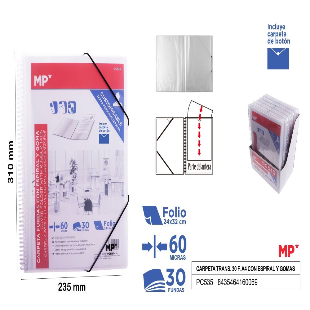 CARPETA TRANSP. 30