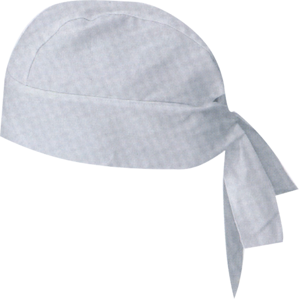 KITCHEN HAT WITH WHITE STRIPS