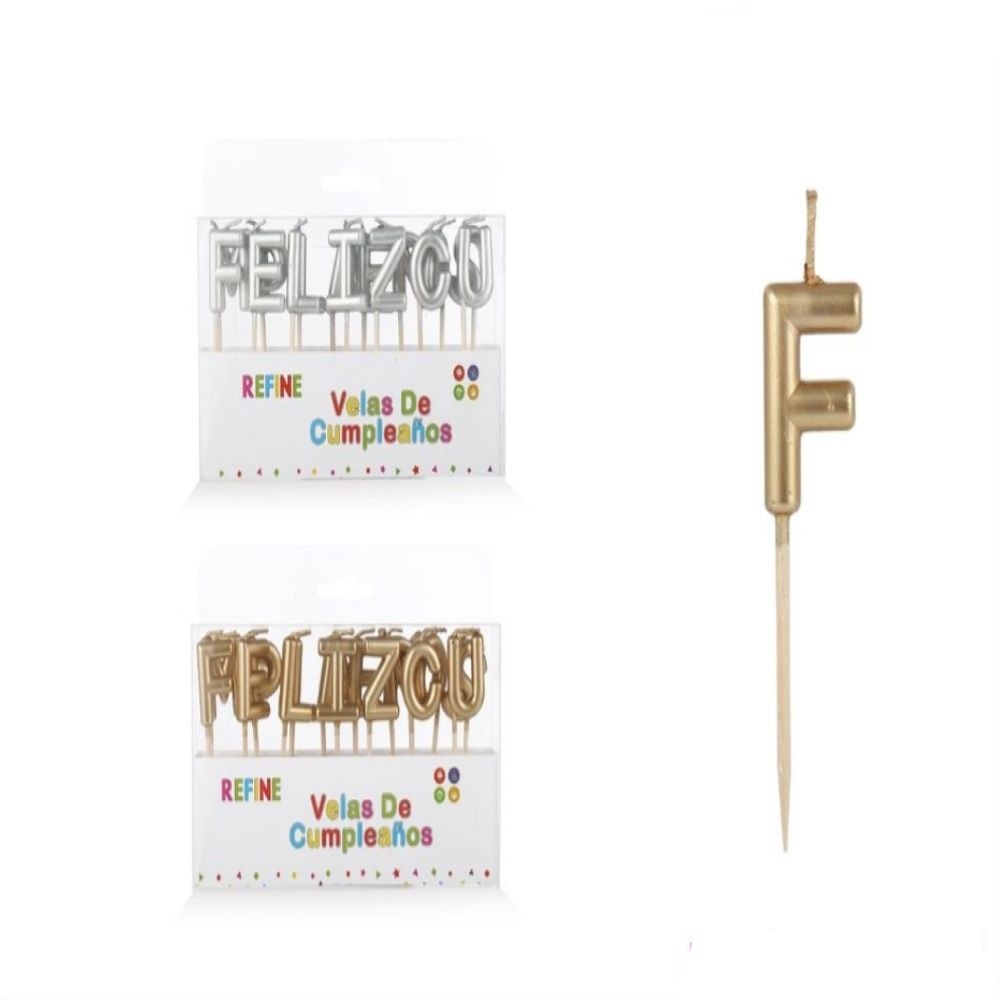 GOLDEN BIRTHDAY CANDLES