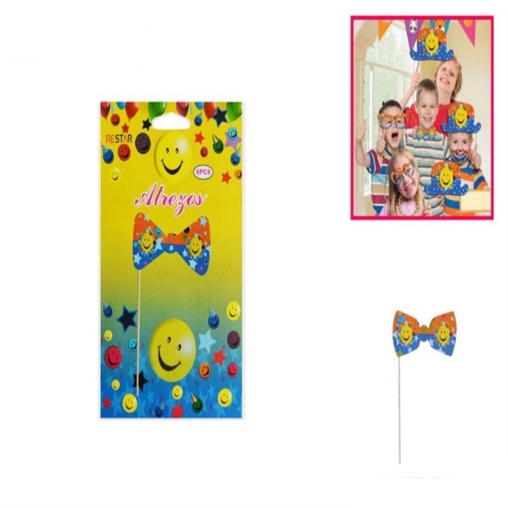 6PCS BIRD/EMOJI PROPS