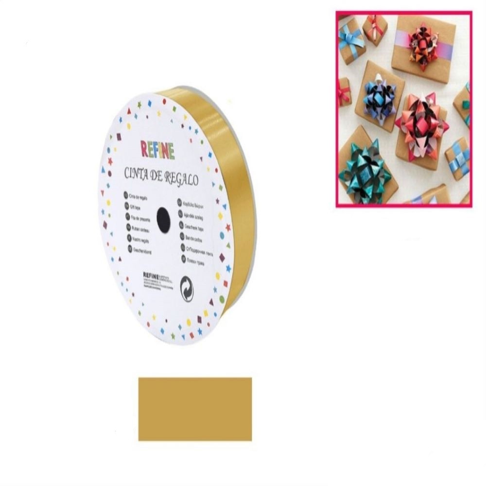 GOLDEN GIFT RIBBON 1.8*25YDS