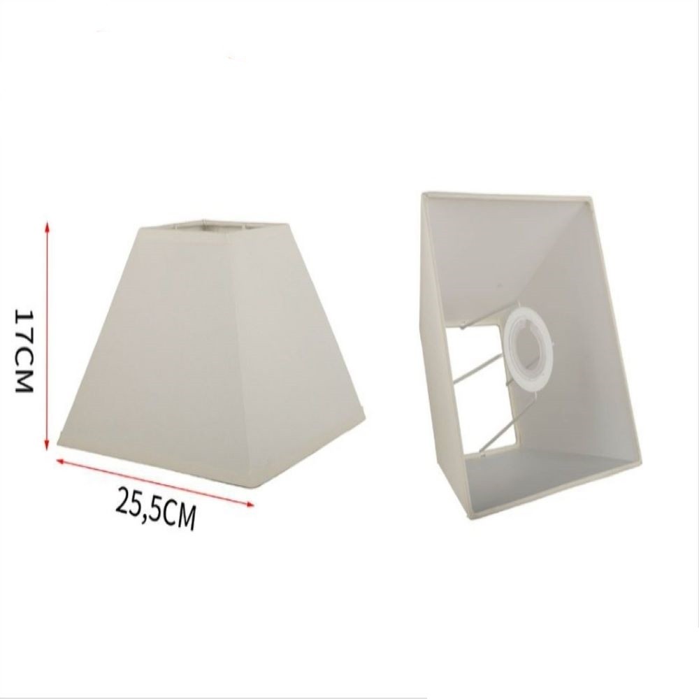 TULIPA LAMP SQUARE 17X25.5