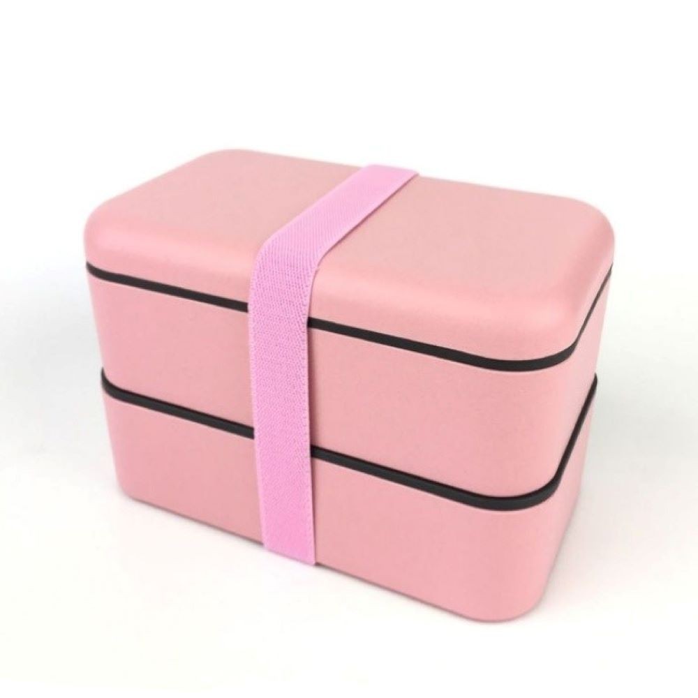 2 LUNCH BOX LUNCH-PINK