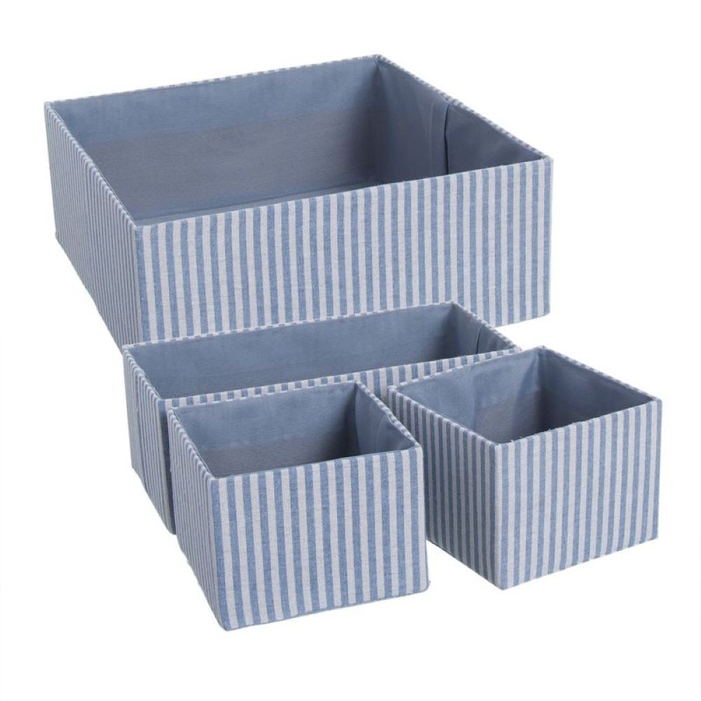 BOX LINES BLUE / WHITE 30
