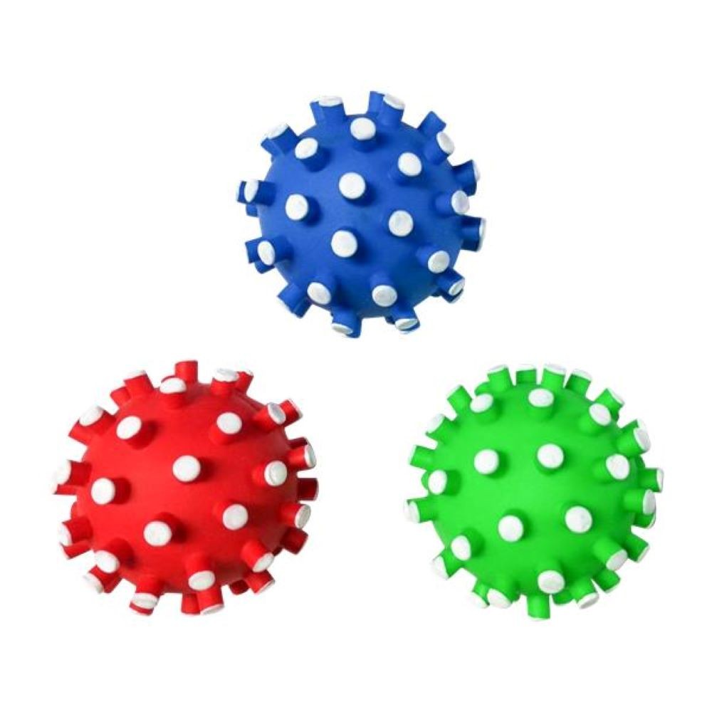 Bola efecto espinas para perro