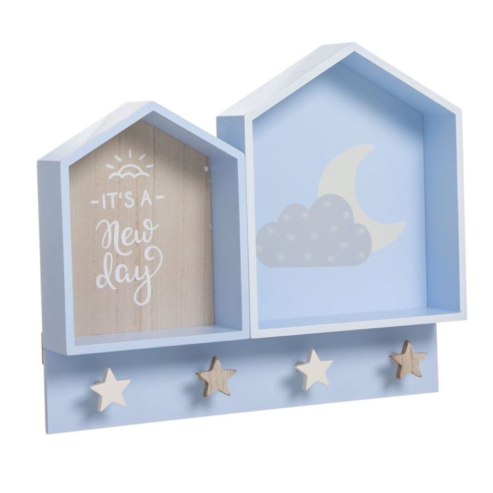 PERCHERO/ESTANTERIA-AZUL