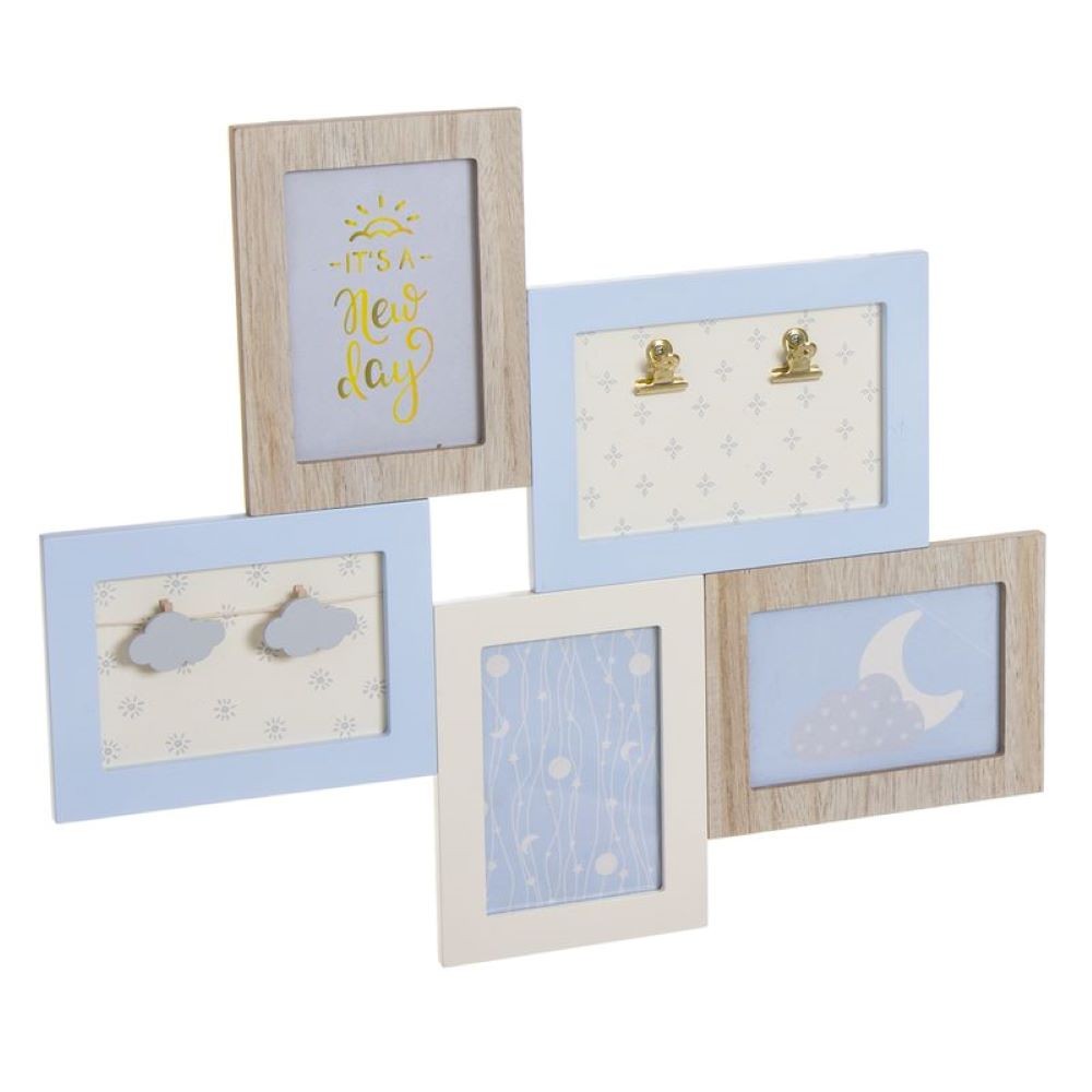 MULTI PHOTO HOLDERS. 5F BLUE