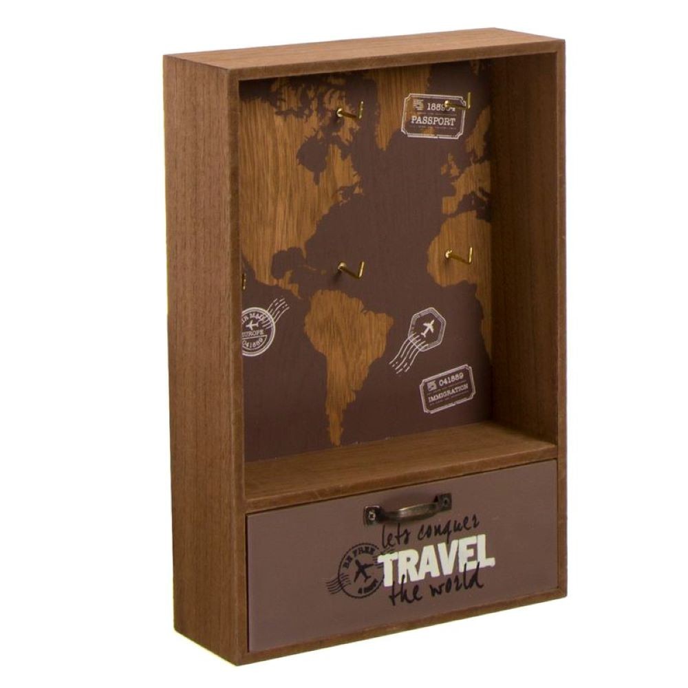 KEY BOX W / TRAVEL DRAWER