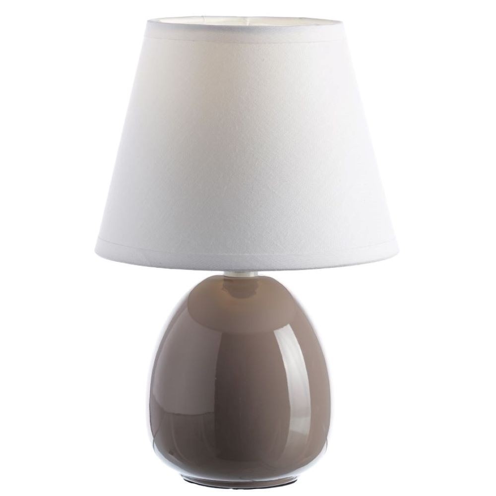 BEIGE-CERAMIC LAMP