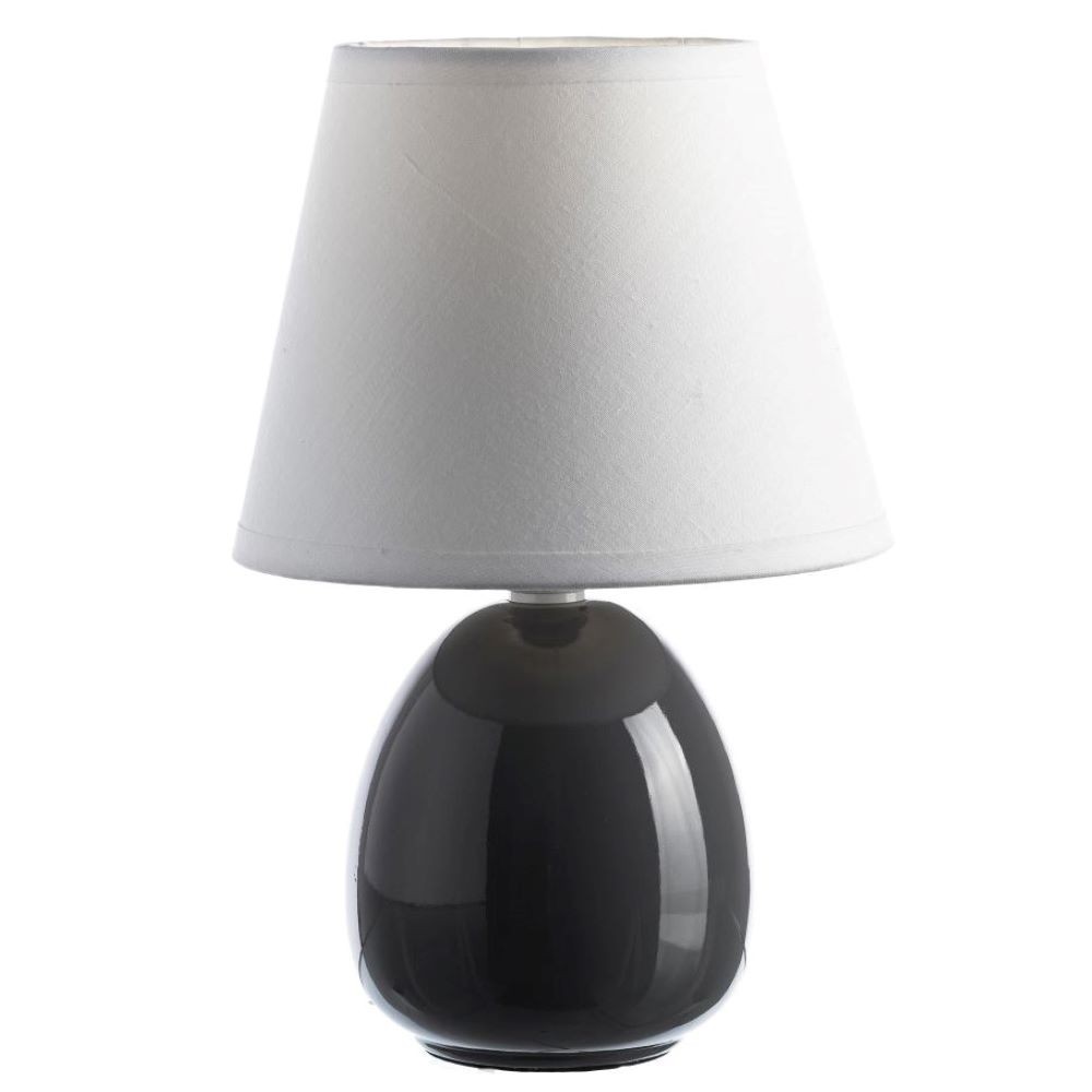 BLACK-CERAMIC LAMP