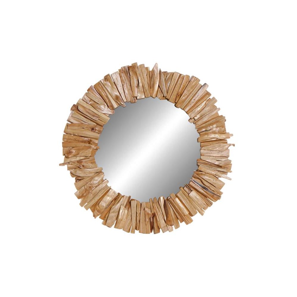 Espejo madera cristal