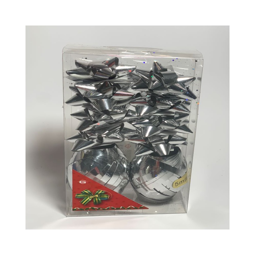 Self adhesive bow x8 + ribbon